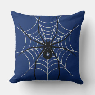 Coussin Black Spider Web