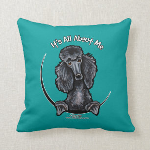 Coussin Black Standard Poodle IAAM