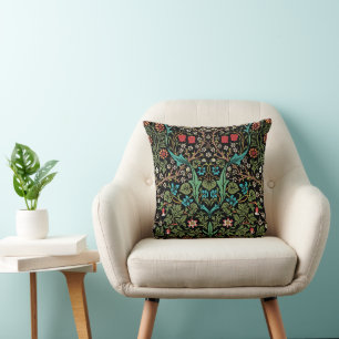 Coussin Blackthorn Meadow Blossoms William Morris