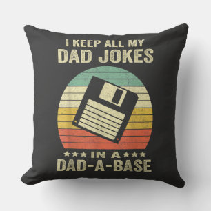 Coussin Blagues drôles de papa pour hommes dans dad-a-Base