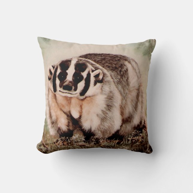 Coussin Blaireau (Recto)