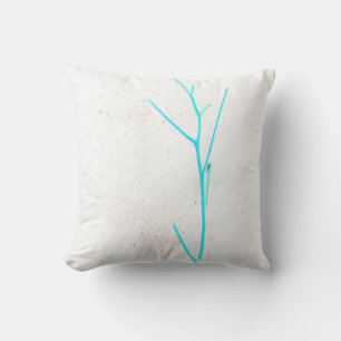 Coussin blanc à croûte de béton blanc à croût