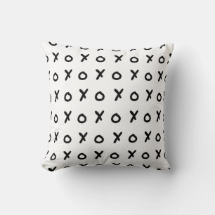 Coussin Blanc & Noir X O XO X&O's Tendance Mignon