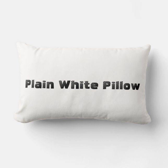 Coussin blanc simple (Recto)