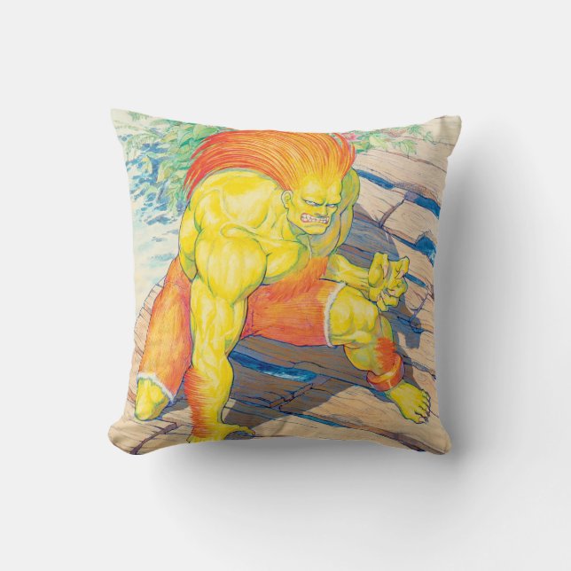 Coussin Blanka sur le pont 2 (Recto)