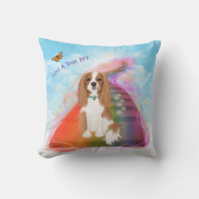 Coussin Blenheim Cavalier Perte d'animal de compagnie cade (Recto)