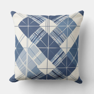 Coussin bleu