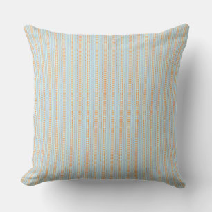 Coussin bleu abstrait moderne