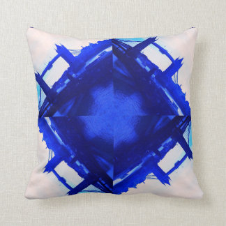 Coussin bleu abstrait moderne de pont de Londres