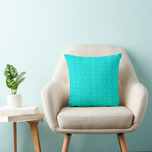 Coussin Bleu Aqua - Coastère Calme Décoratif