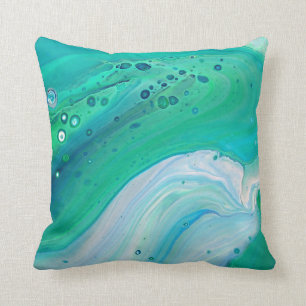 Coussin Bleu bleu violet bleu violet brillant