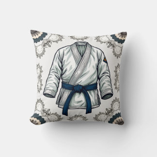 coussin bleu ceinture