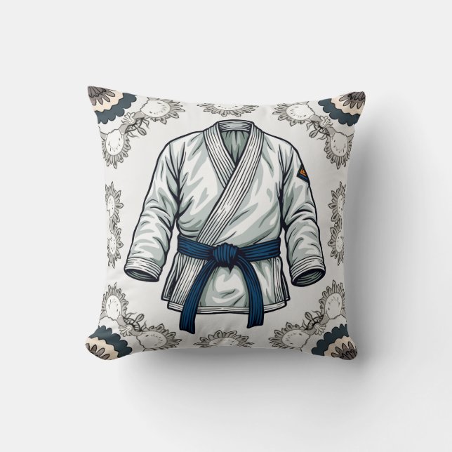 coussin bleu ceinture (Recto)