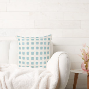 Coussin Bleu Ciel Points Nordiques