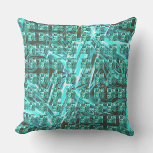 Coussin Bleu clair, carré ou image sous la râpe?