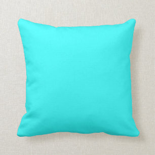 Coussin bleu-clair lumineux solide