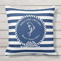 Bleu de la marine Bleu Bleu Stripes Dauphin Nom du