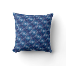 Coussin bleu de Noël