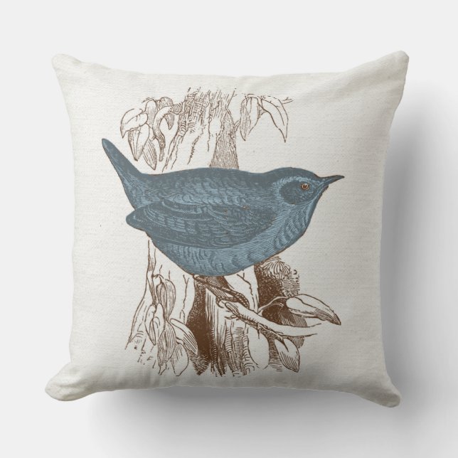 Coussin bleu d'oiseau (Recto)