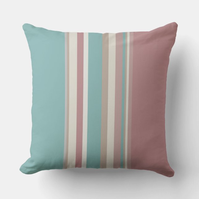 Coussin Bleu et rose clair (Recto)