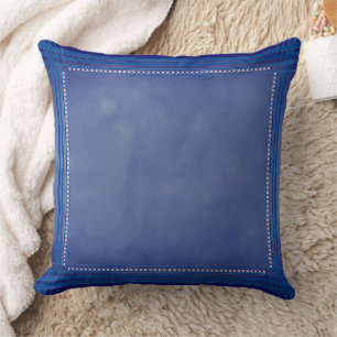 Coussin Bleu inspiré de l'Écosse