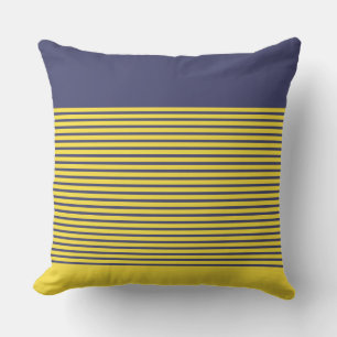 Coussin Bleu Jaune de la Marine Nautique