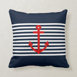 Coussin Bleu marine nautique
