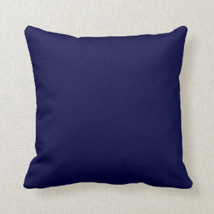 Coussin Bleu marine solide