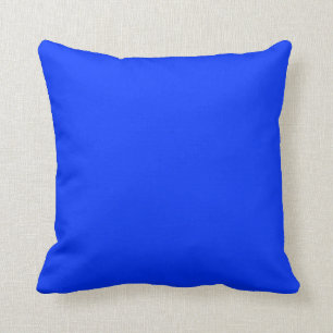 coussin bleu primaire lumineux