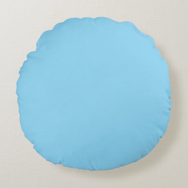 Coussin Bleu Rond (Devant)