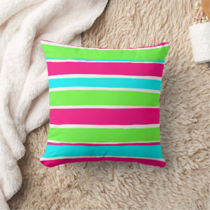 Coussin Bleu rose vert