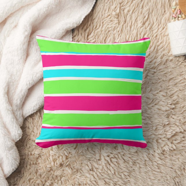 Coussin Bleu rose vert (Couverture)