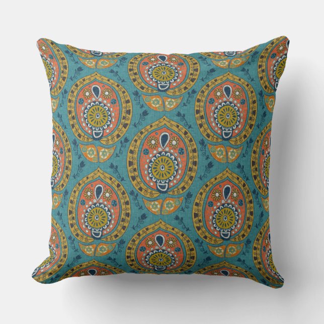 Coussin bleu safa (Recto)
