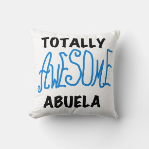 Coussin Bleu Totalement génial Cadeaux Abuela