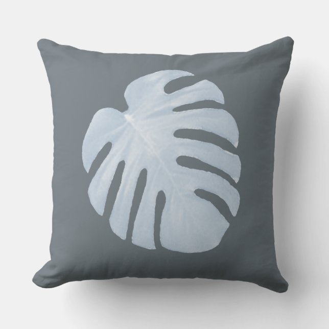 Coussin bleu tropical (Recto)
