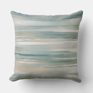 Coussin Bleu turquoise Beige Aqua Côte d'Ivoire