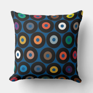 Coussin Bleu VINYL