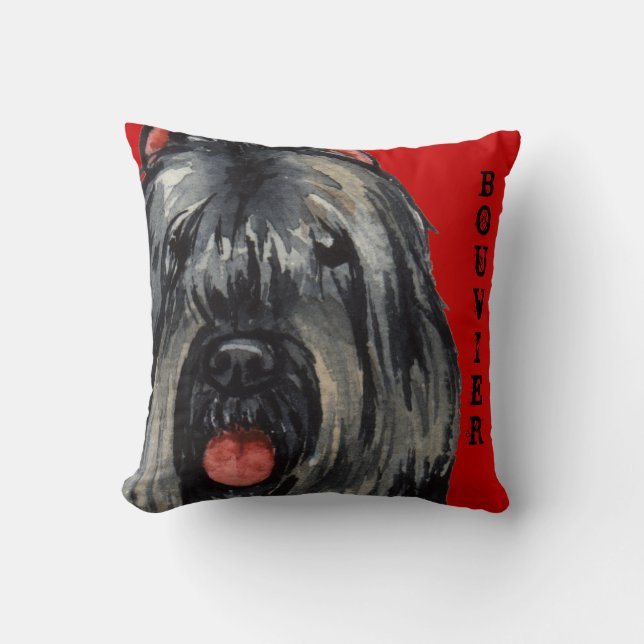 Coussin Bloc de couleur de Bouvier (Recto)