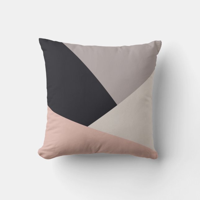 Coussin Bloc géométrique élégant moderne élégant de (Recto)