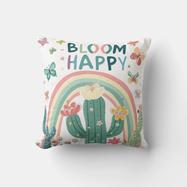 Coussin Bloom Happy (Recto)