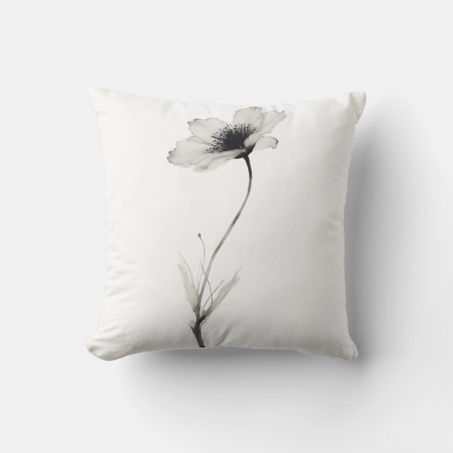 Coussin Blossom minimaliste (Recto)