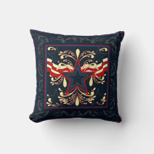 Coussin Blue Americana