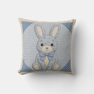 Coussin Blue Bunny Quilt