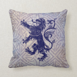Coussin Blue Celte Knot de la marine écossaise Rampant