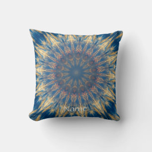 Coussin Blue Chakra Kaleidoscope Thunder_Cove