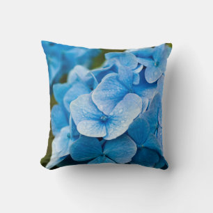 Coussin Blue Hydrangea fleur Cushion