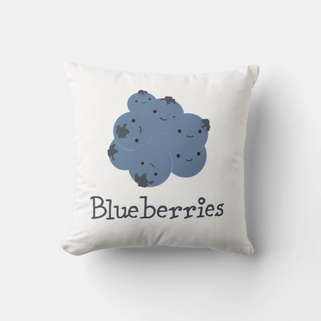 Coussin Blueberges (Recto)