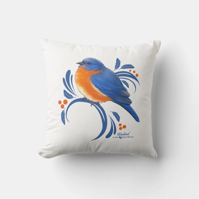 Coussin Bluebird (Recto)