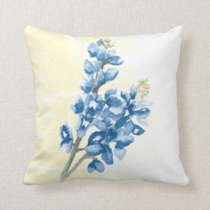 Coussin Bluebonnet 4 sur Pale Yellow