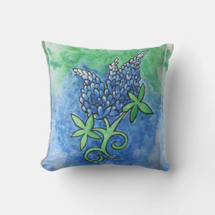Coussin Bluebonnets du Texas